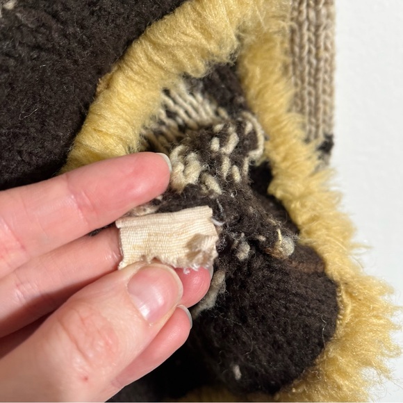 FREE PEOPLE *RARE* Eskimo Faux Fur Trim Toggle Hooded Wool Tunic Sweater - Picture 13 of 14